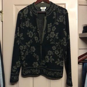 Talbots Floral print sweater